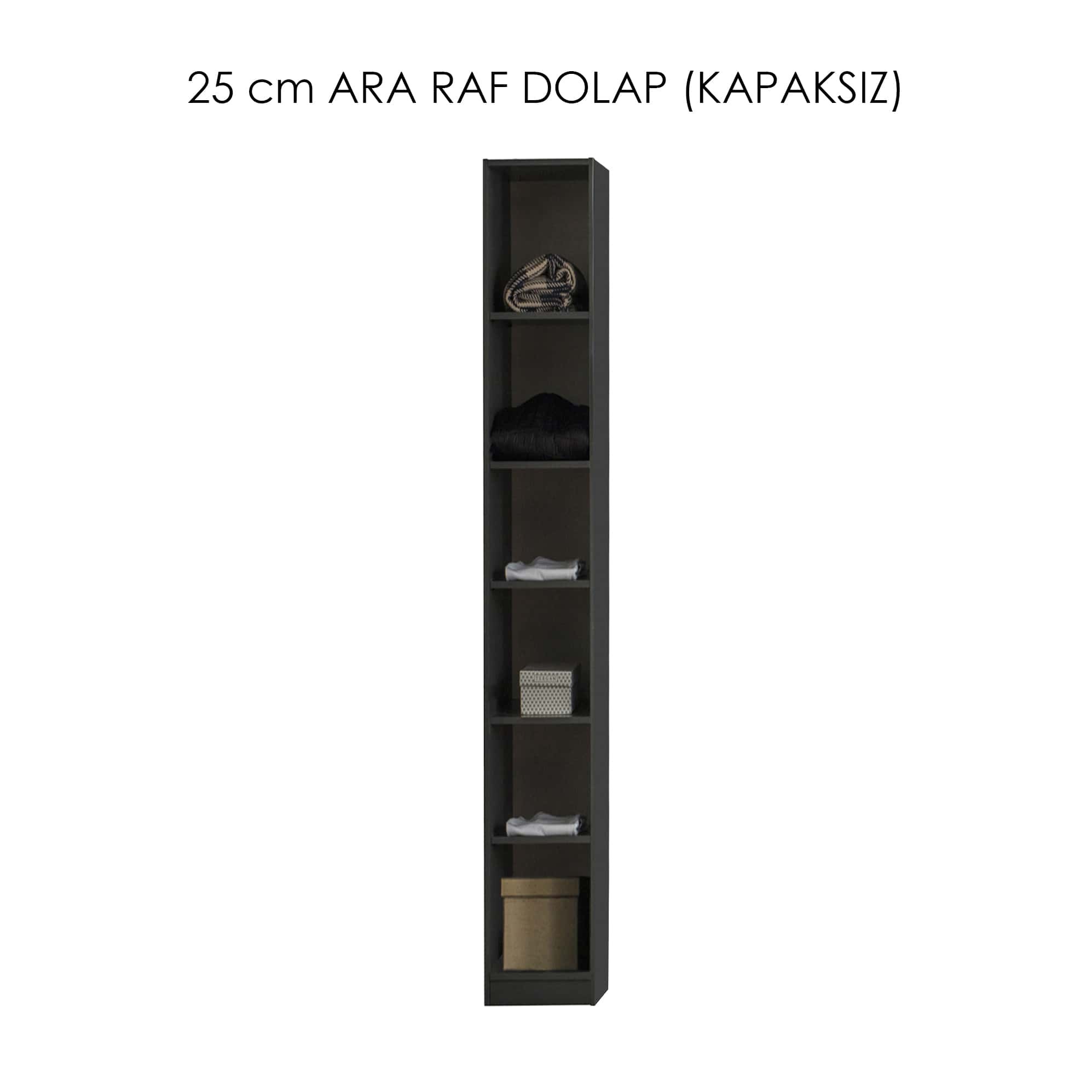 GRONZE KAPAKSIZ RAFLI ARA DOLAP 25 CM