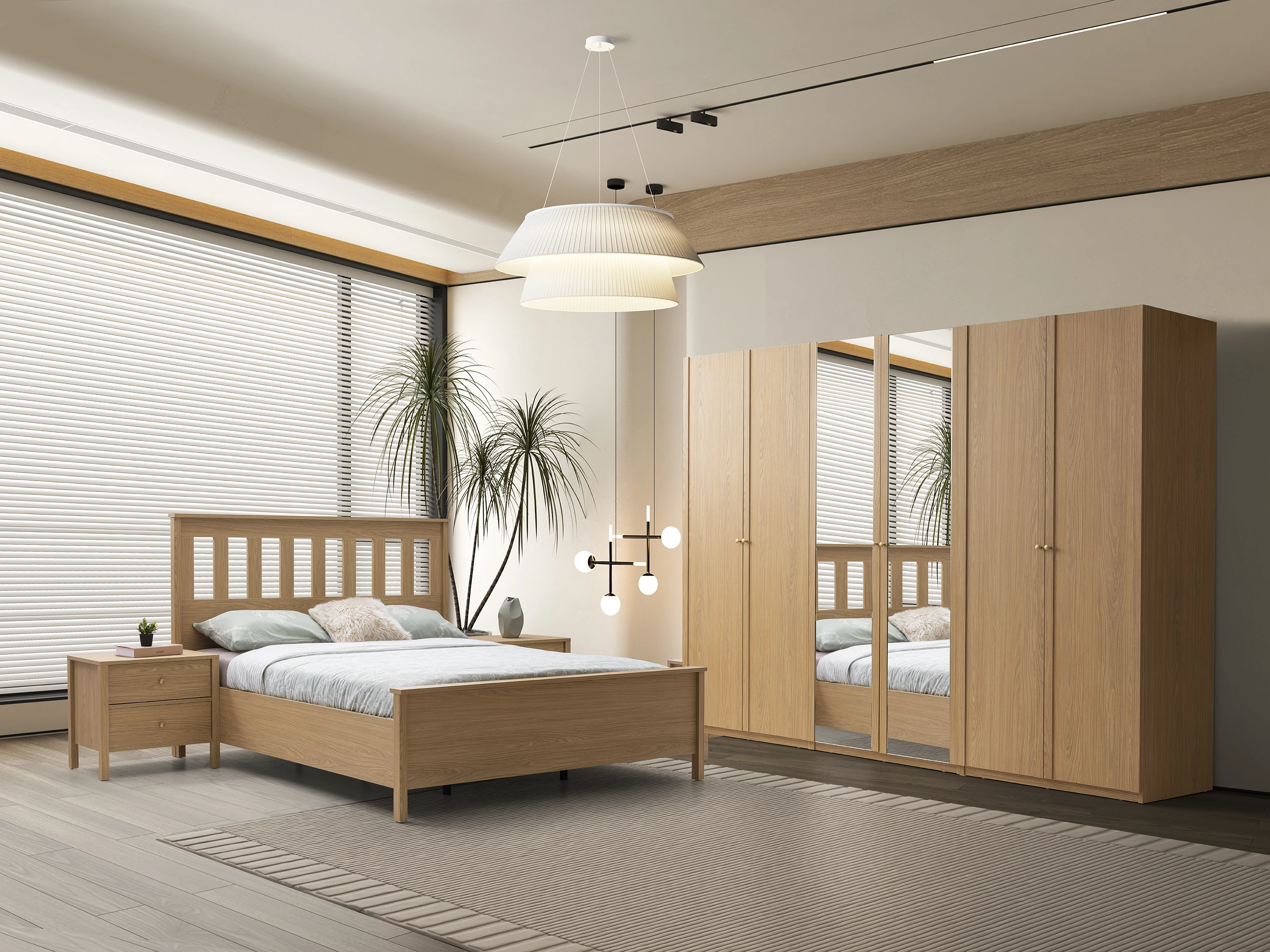 LOFT MONA AHŞAP KARYOLA 