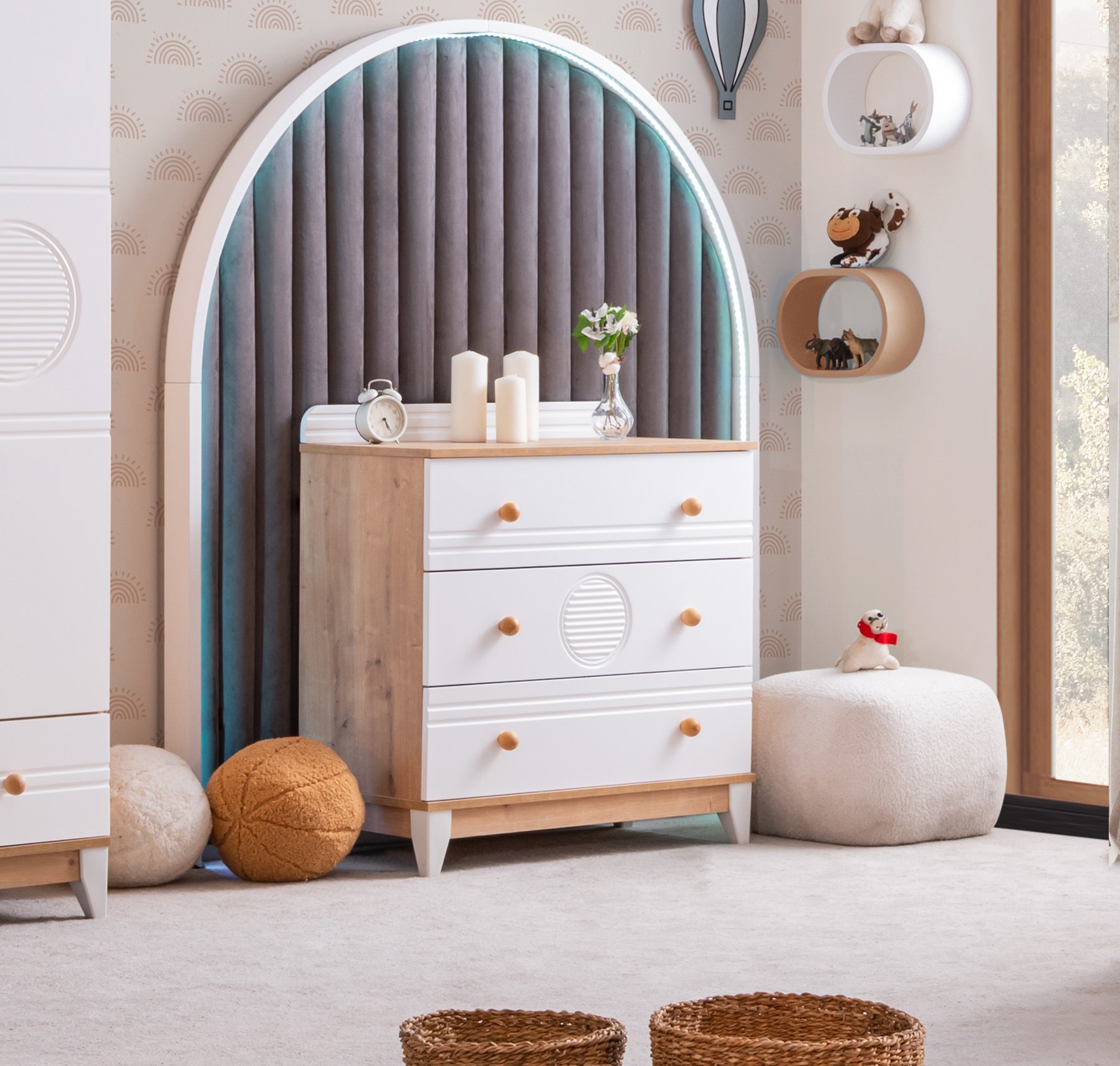 ALVİN MEŞE BEBEK ODASI