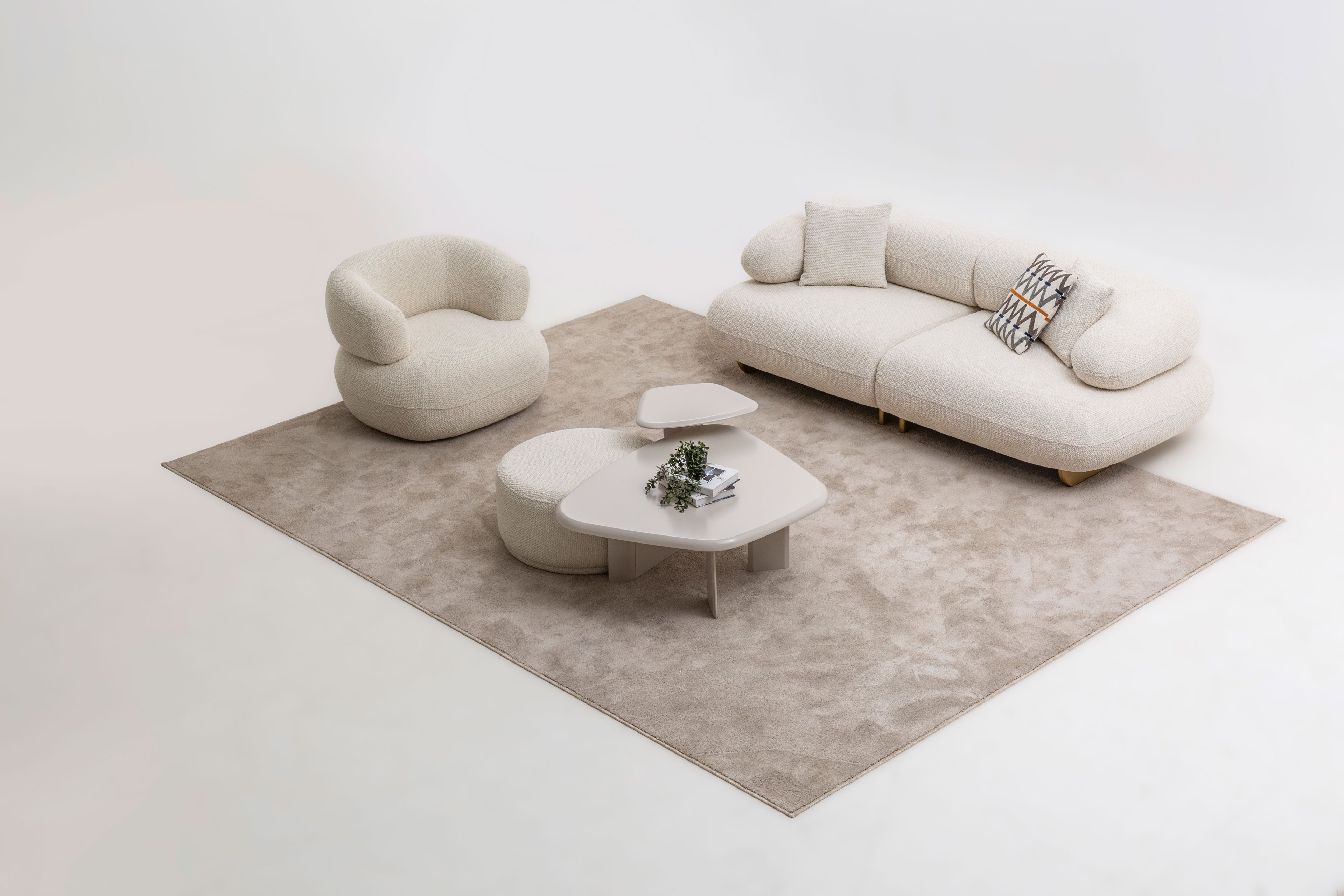 GLAMOUR ORTA SEHPA SET