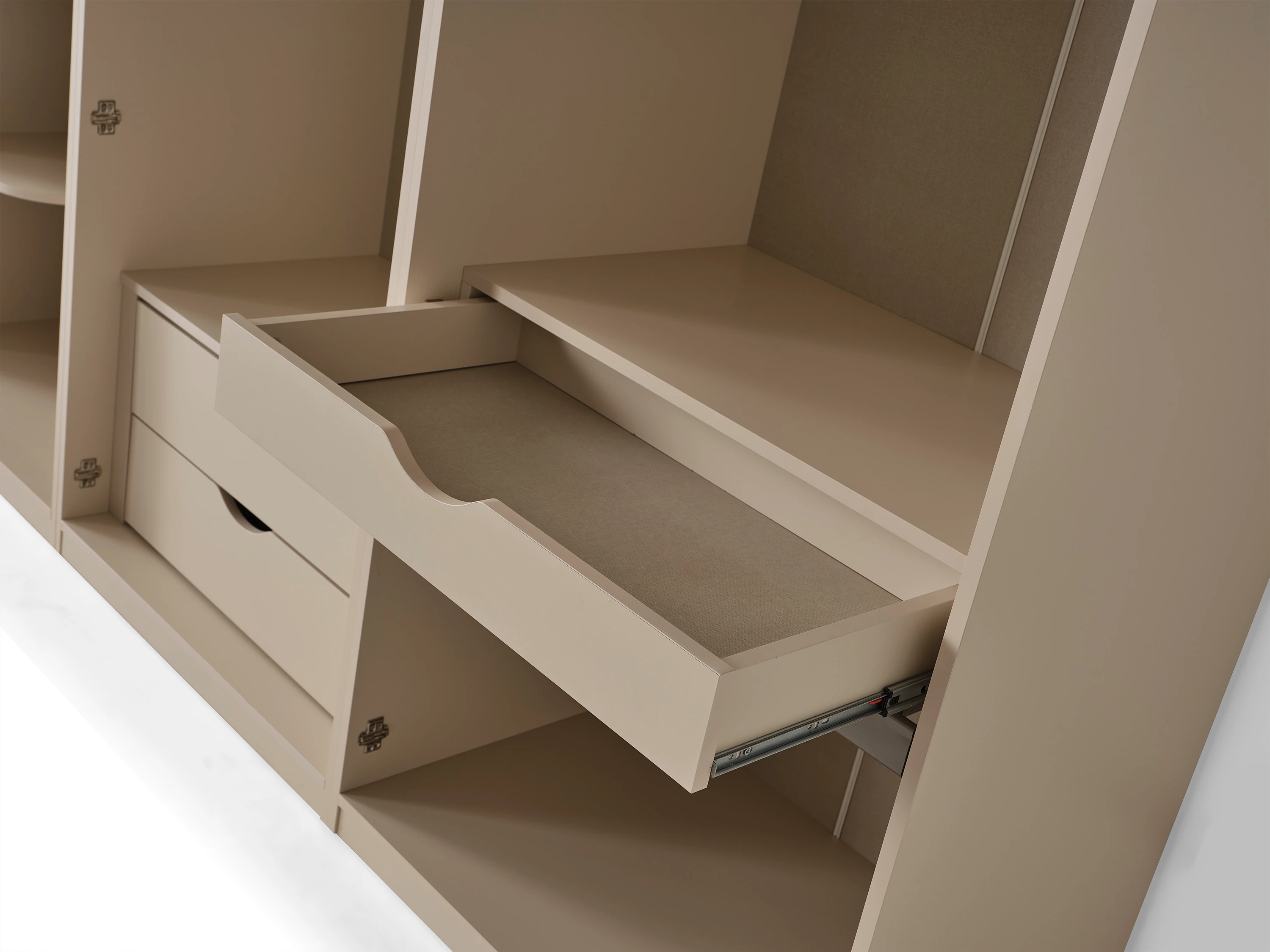 CROWN 2 KAPILI ÇEKMECELİ DOLAP