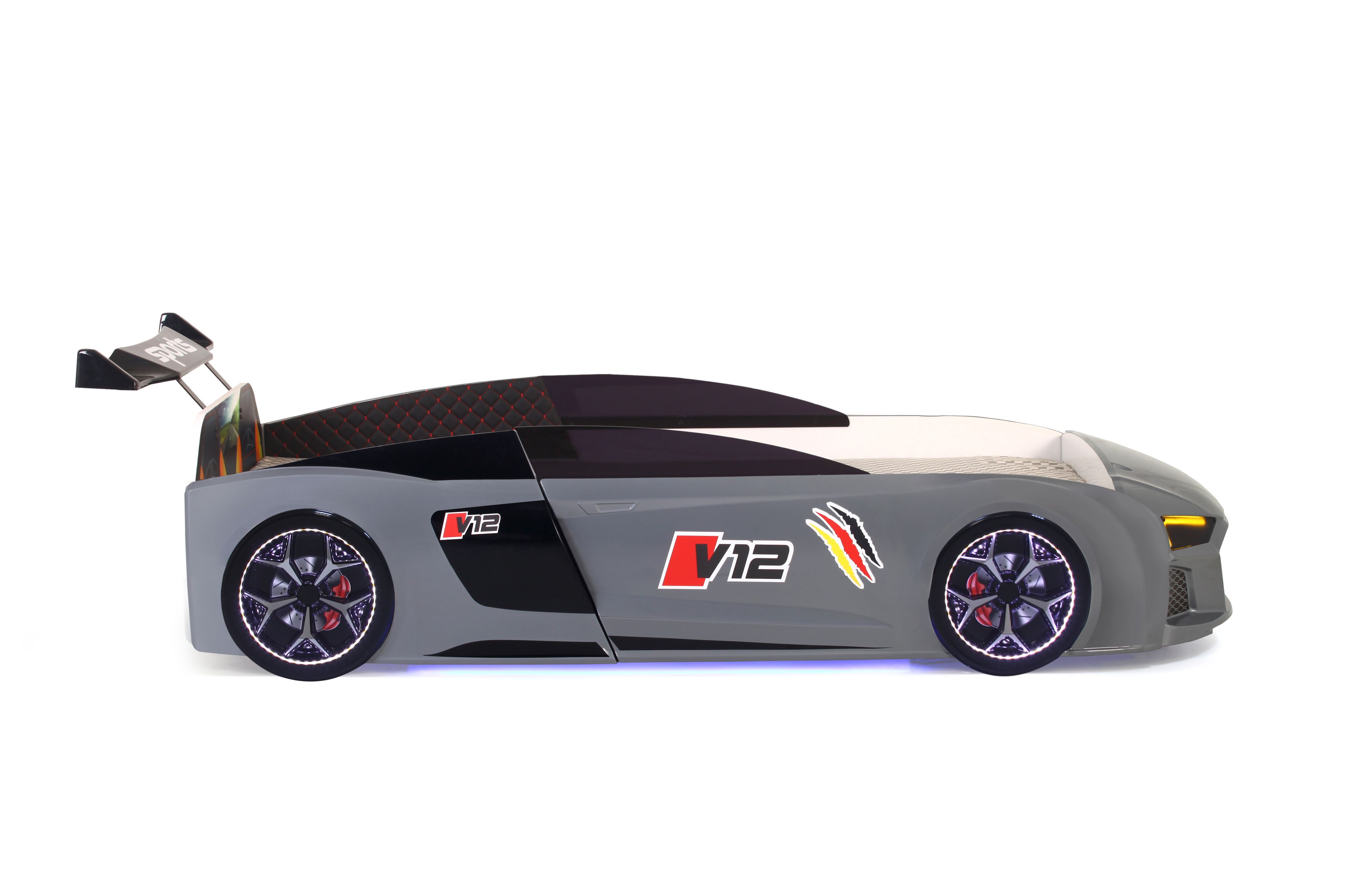 V12 FULL GRİ ARABALI KARYOLA