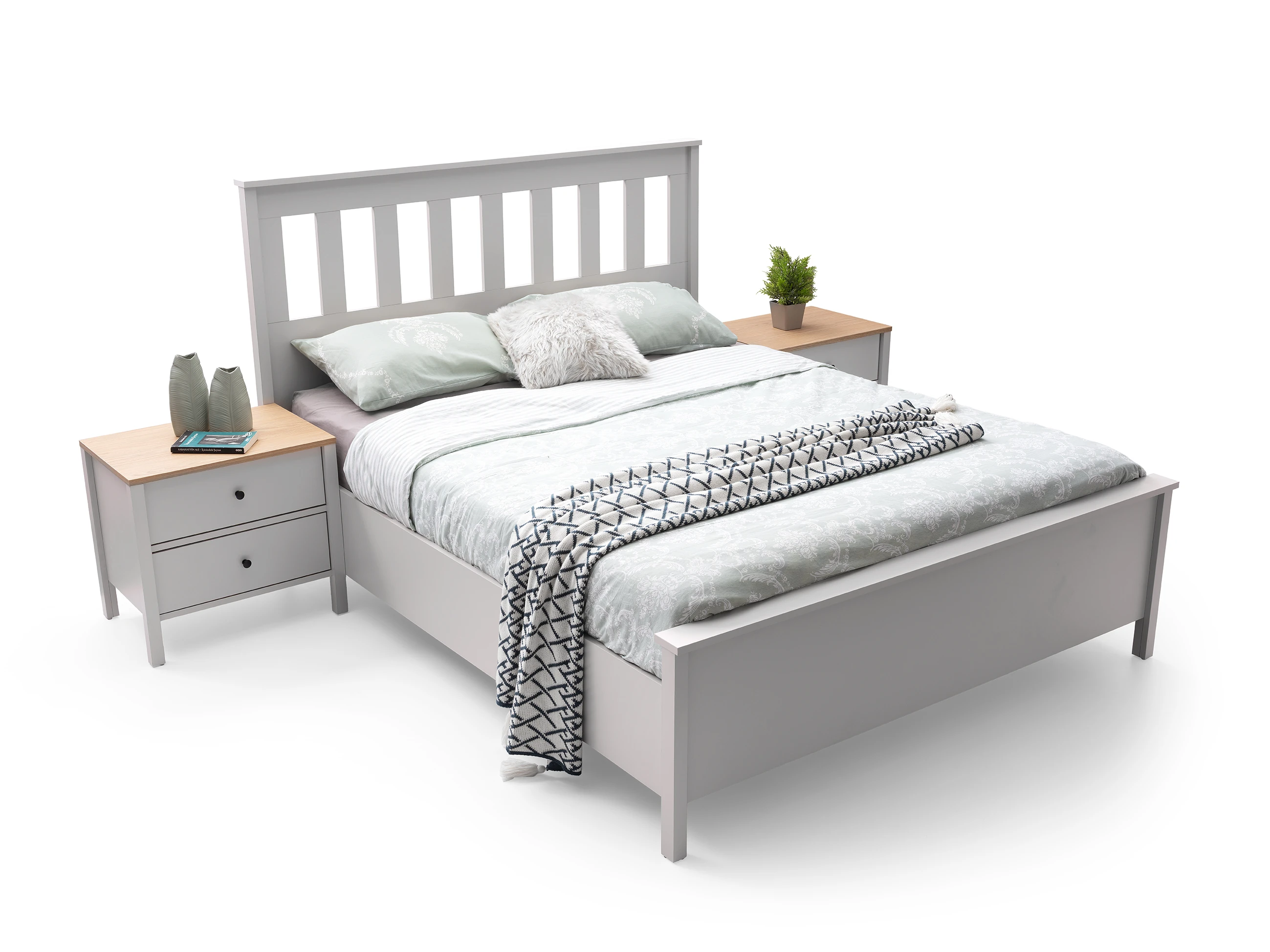 LOFT MONA AHŞAP KARYOLA 