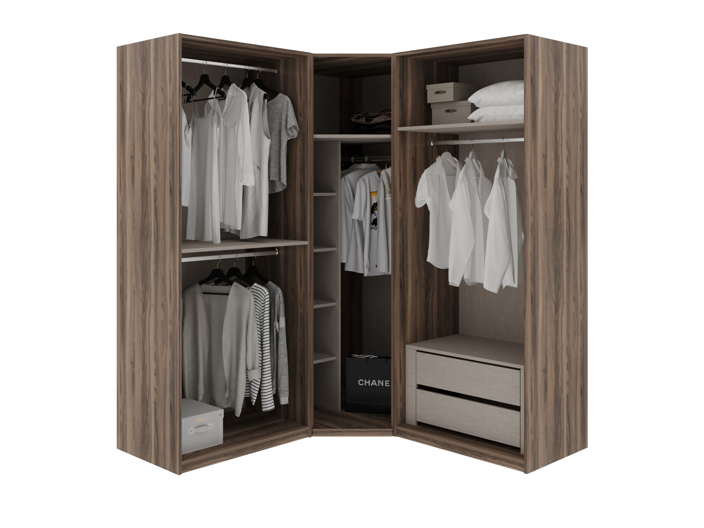 VOLANTE 5 KAPILI KÖŞE DOLAP