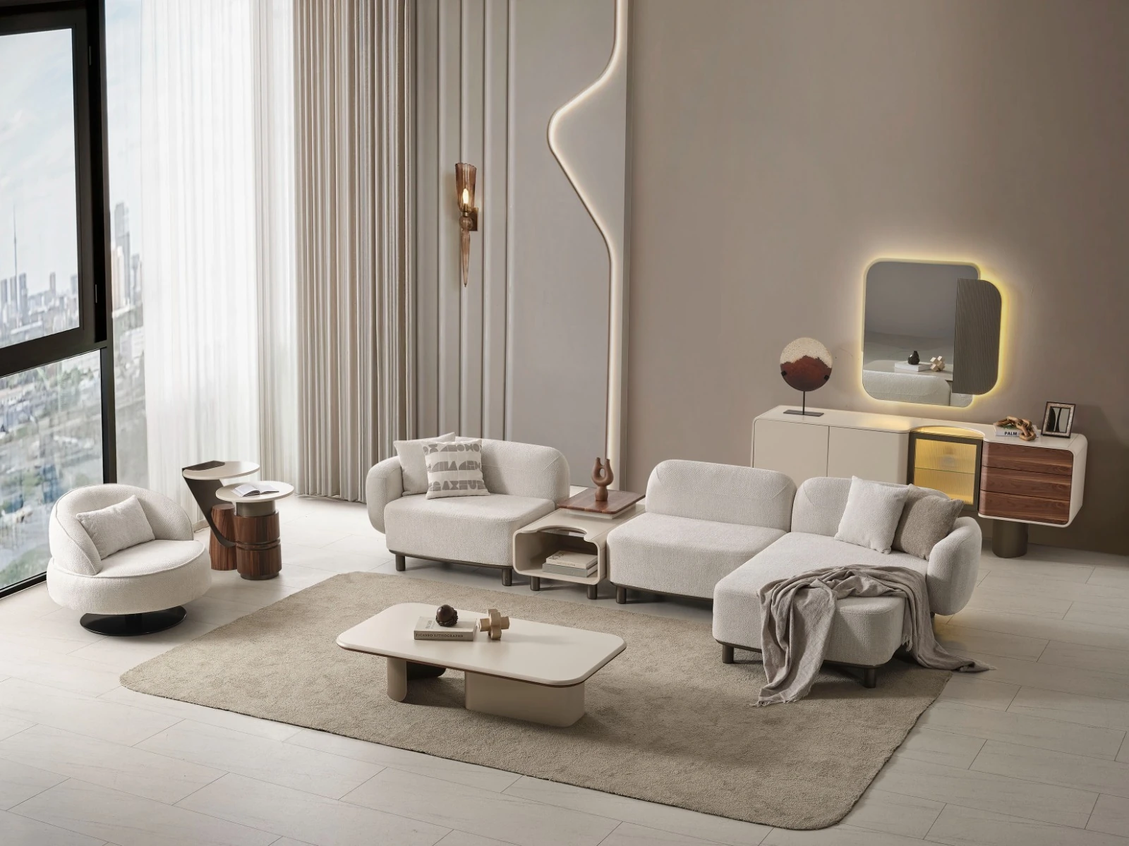 VALENTİN METAL YAN SEHPA