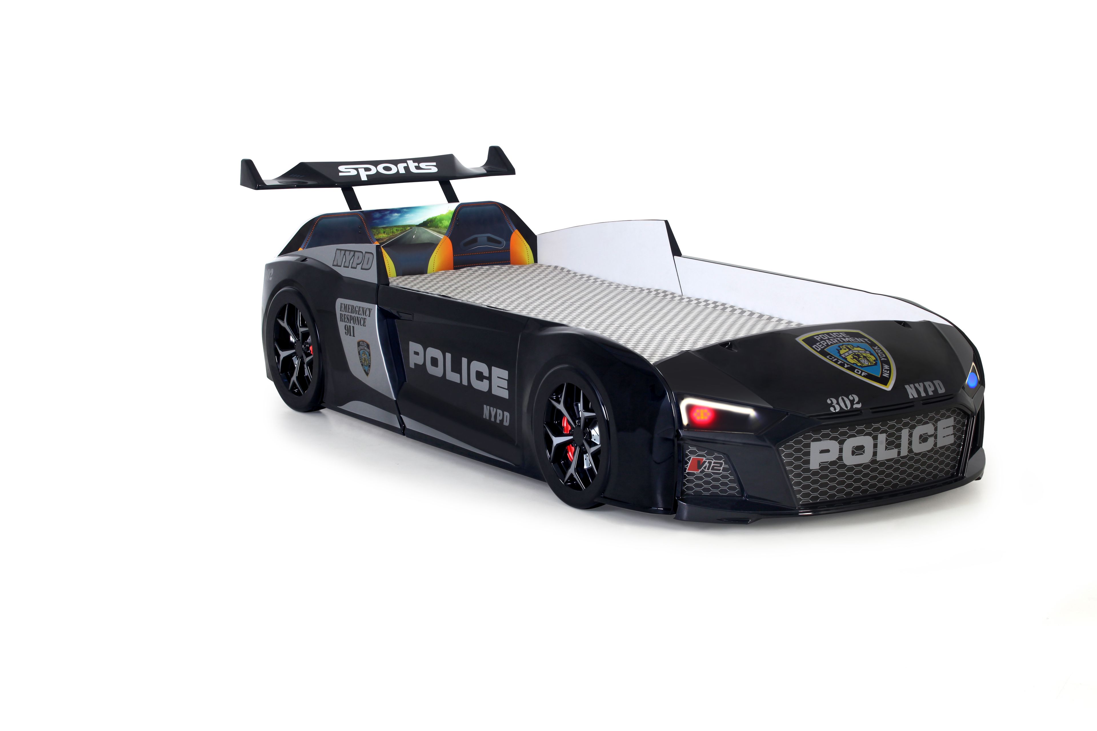 V12 STANDART POLİS ARABALI KARYOLA 