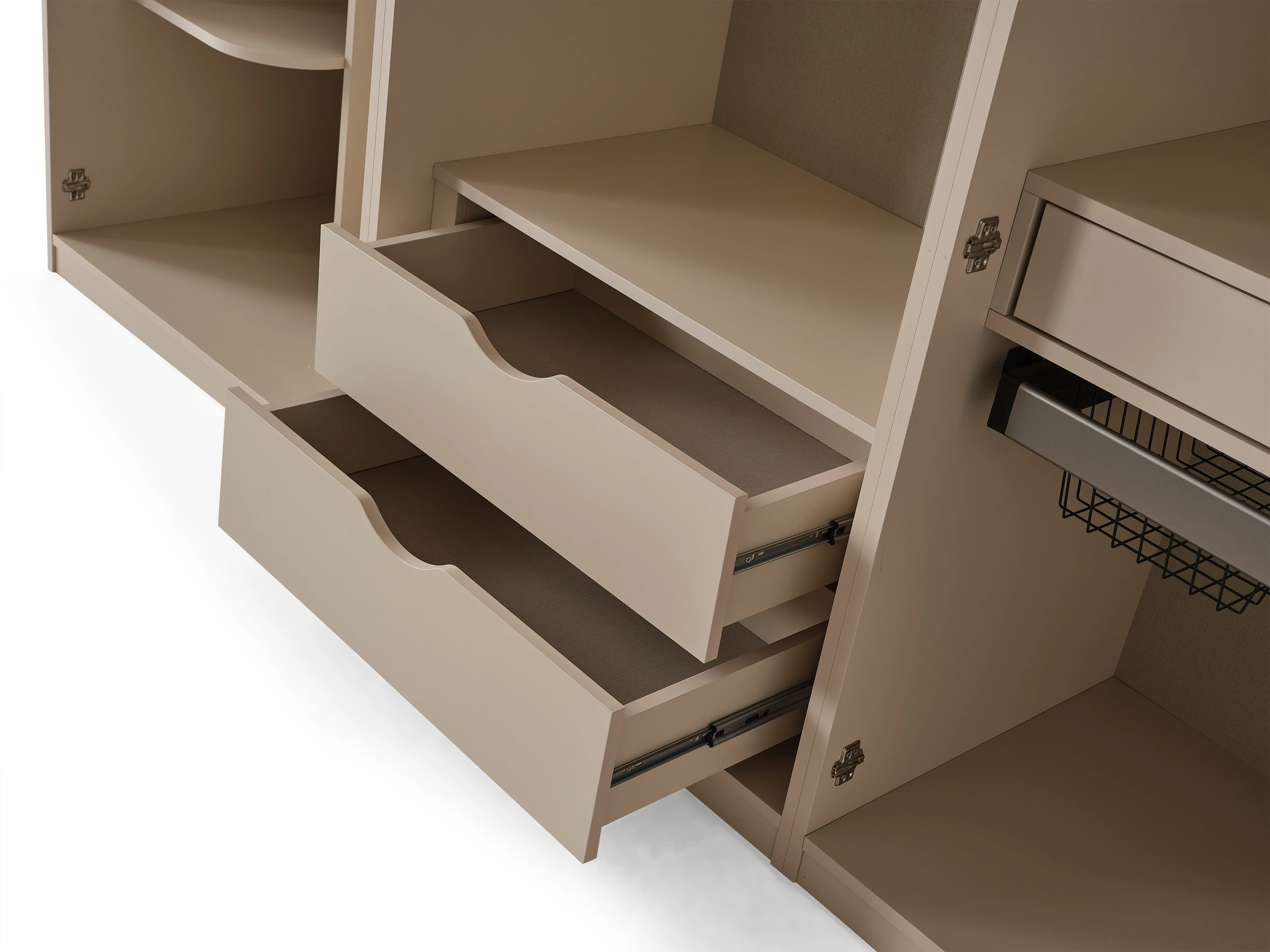 CROWN 2 KAPILI ÇEKMECELİ DOLAP