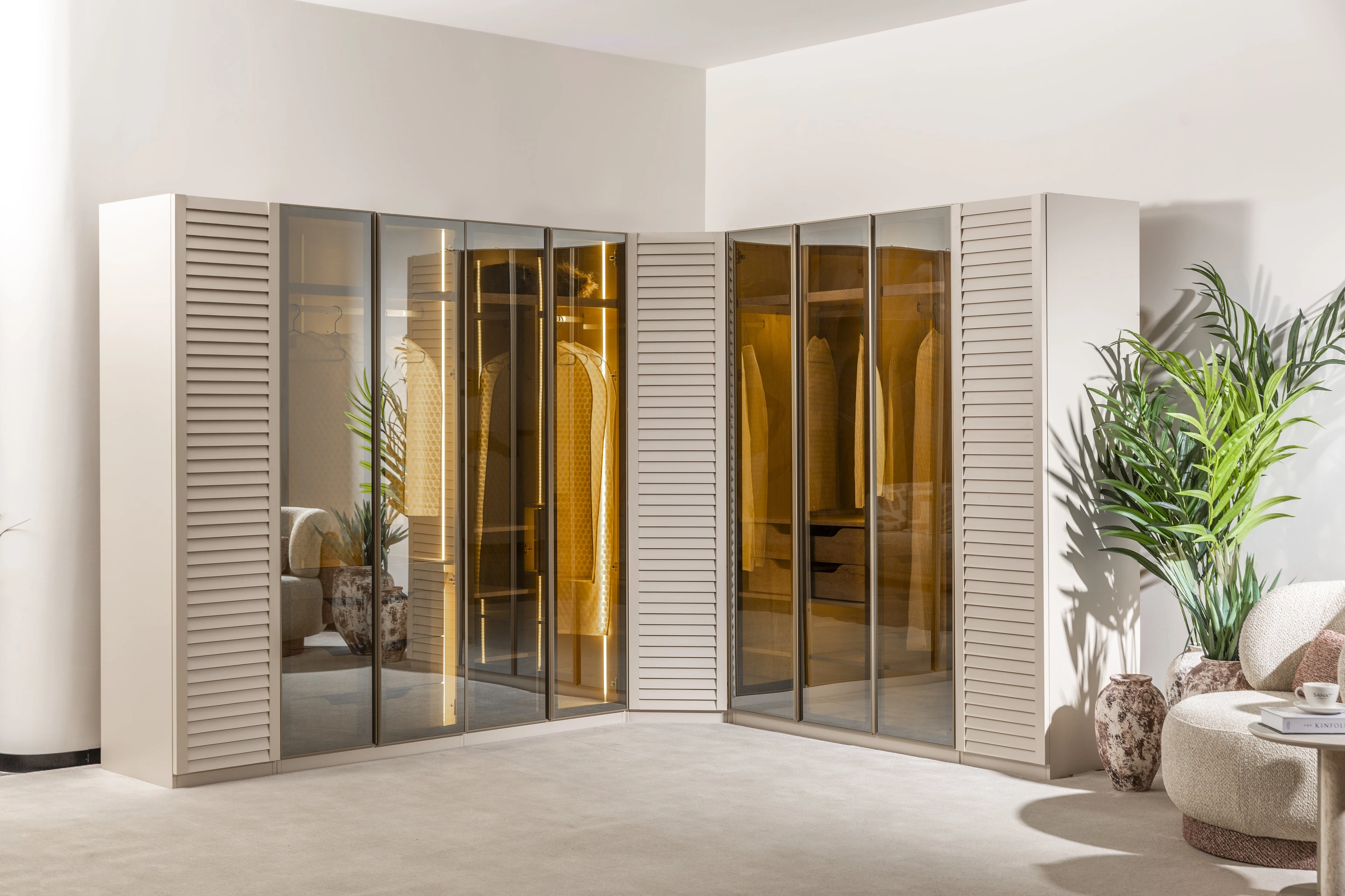 TROYA TEK KAPILI RAFLI PANJUR KAPAK DOLAP 