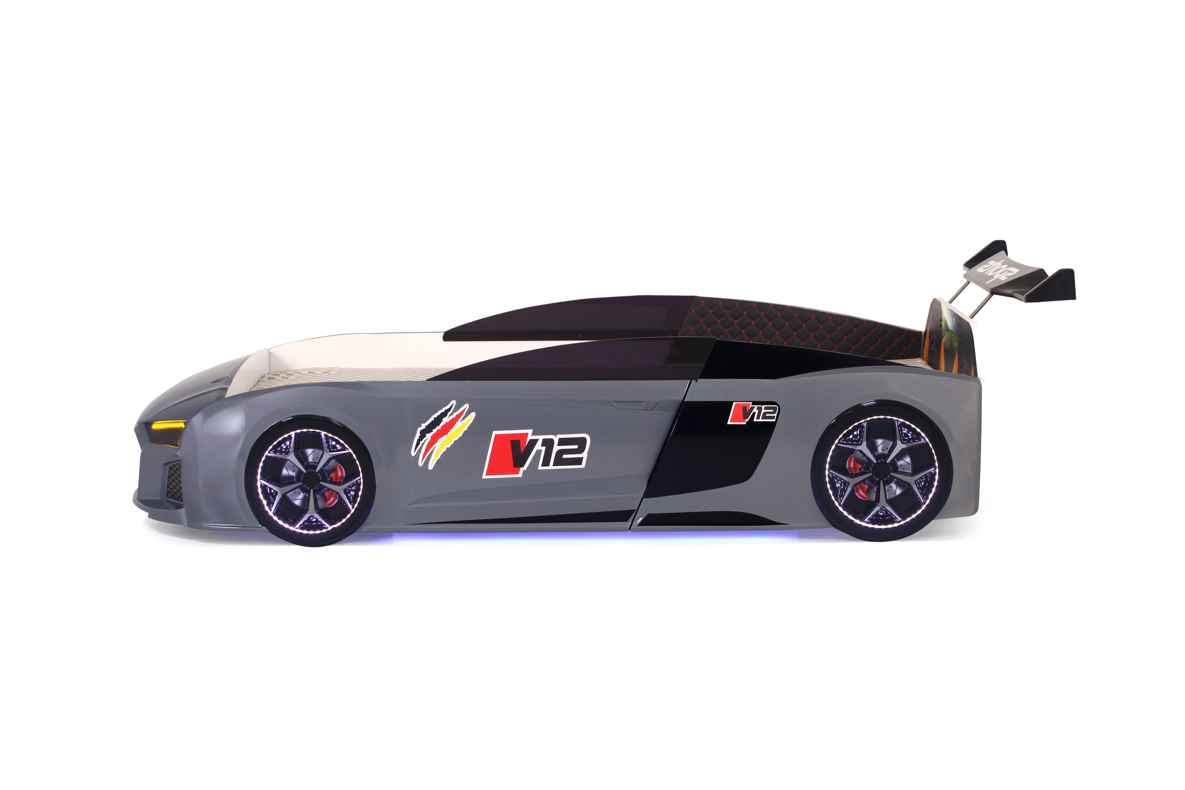 V12 FULL GRİ ARABALI KARYOLA