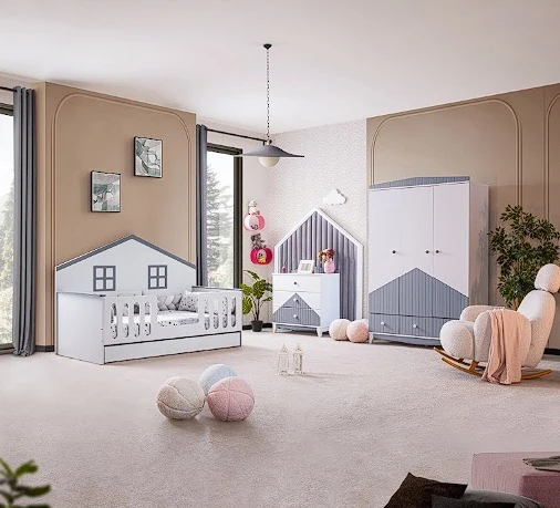 FETHİYE GRİ BEBEK ODASI