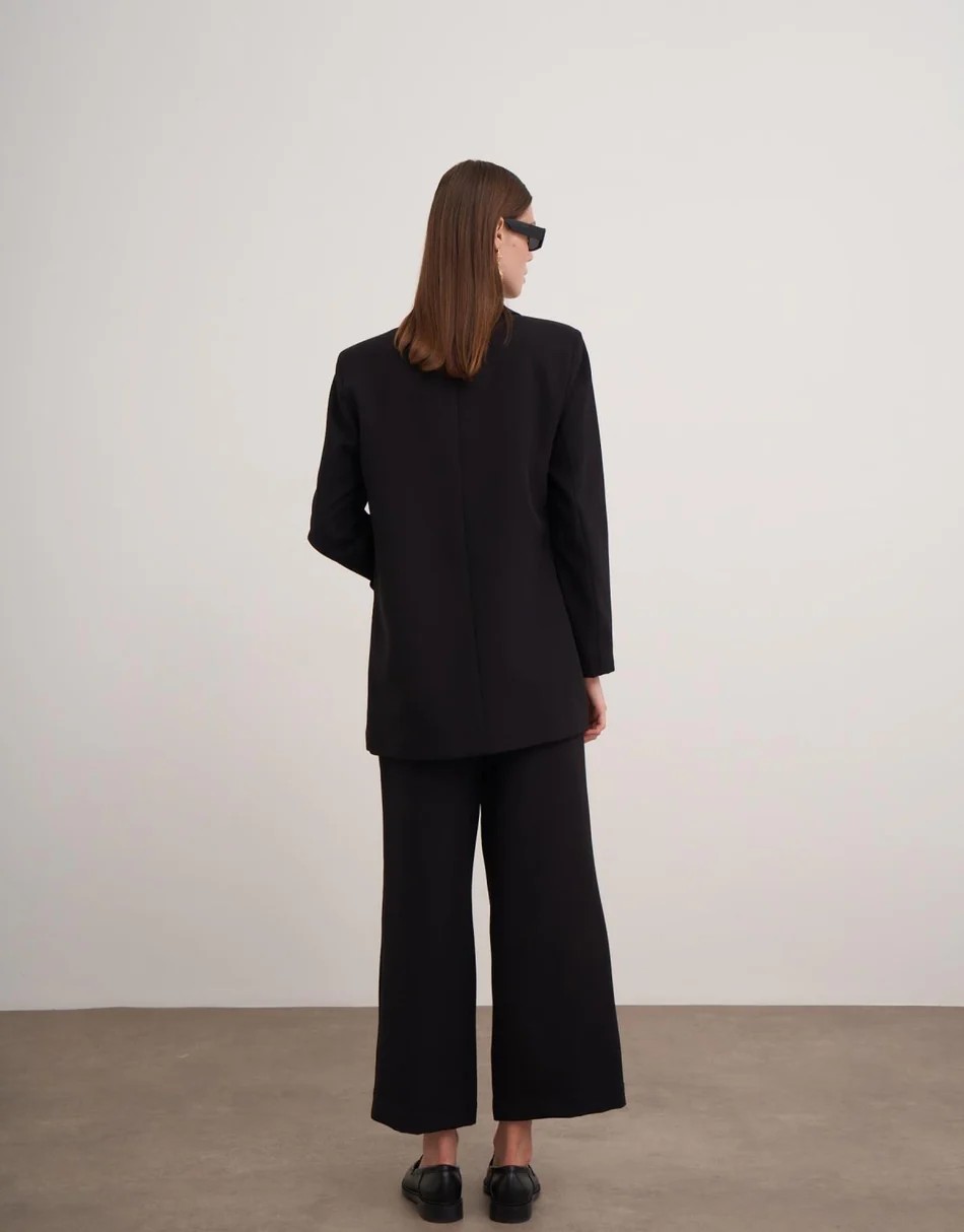 VALORA BLAZER CEKETLİ TAKIM - SİYAH