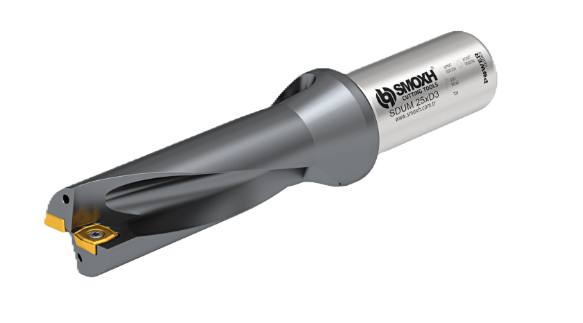Smoxh U-Drill - SDUM Dx3 - SPMT/XOMT (PD) SPMT 090308 / 11T308 / 130410 XOMT 090305 / 11T306 / 130416