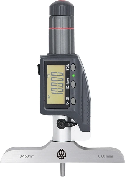 Werka IP54 Dijital Derinlik Mikrometresi 217-6254