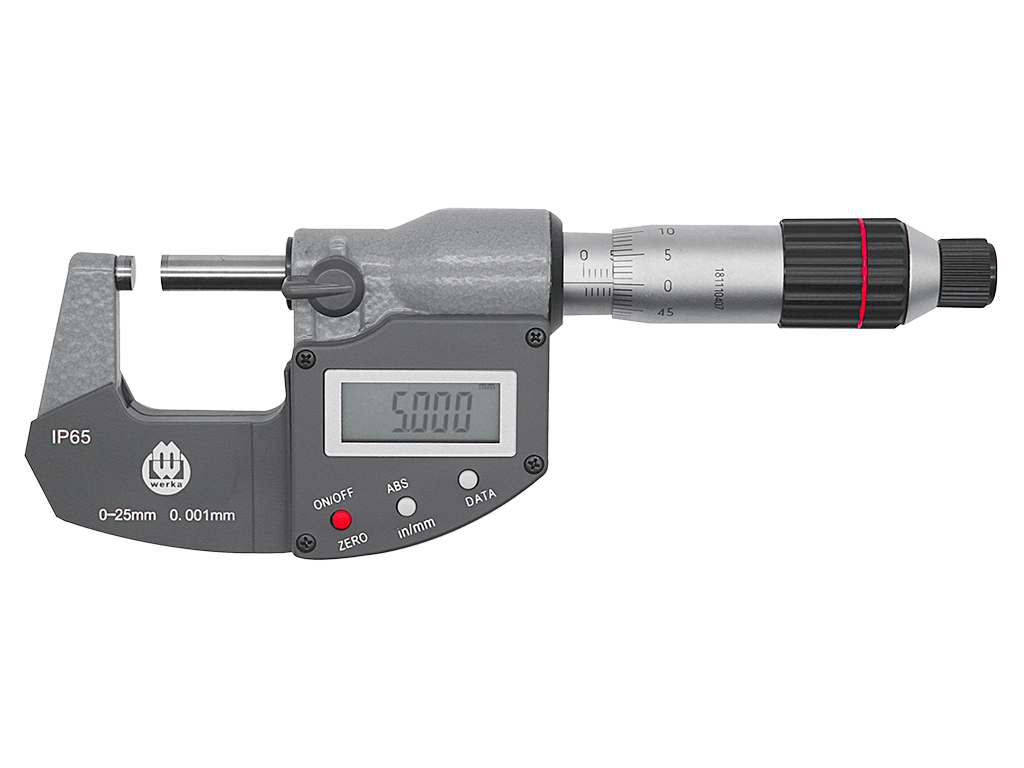 Werka IP65 Dijital Dış Çap Mikrometresi