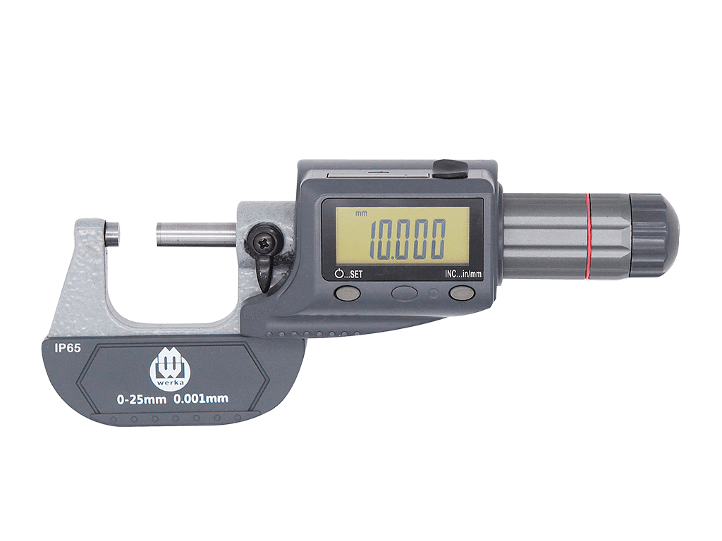 Werka IP65 Dijital Dış Çap Mikrometresi Pro