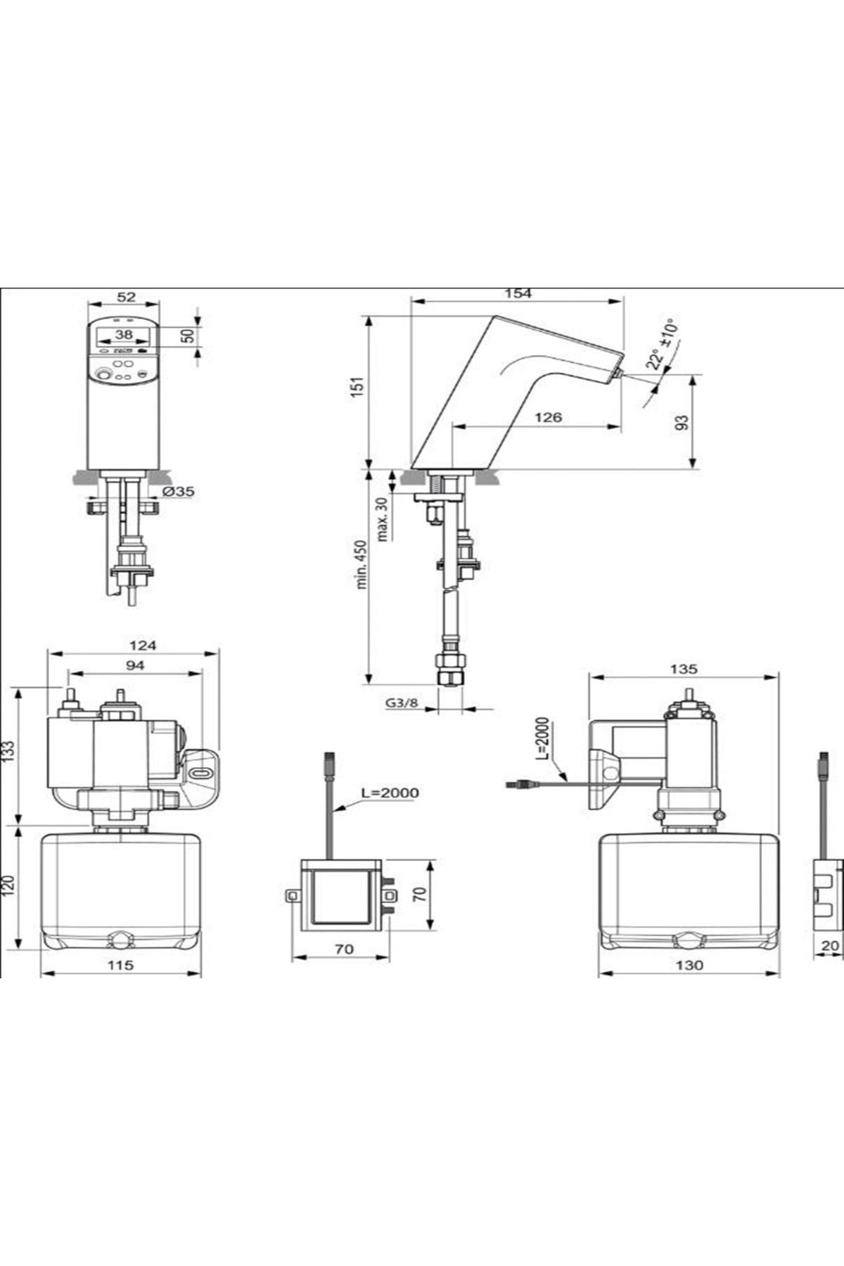 İdeal Standard Intellimix Sensörlü Lavabo Bataryası - A7488aa