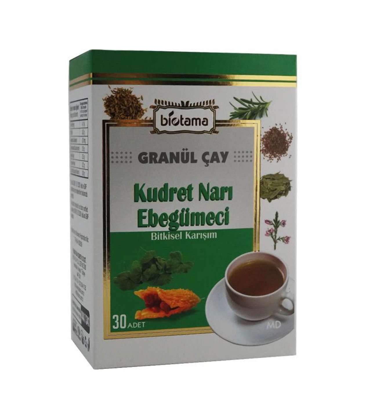 KUDRET NARI EBEGÜMECİ 30 LU GRANÜL ÇAY