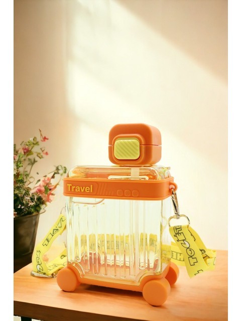 Meysa Home Trolley Suitcase Water Bottle Orange