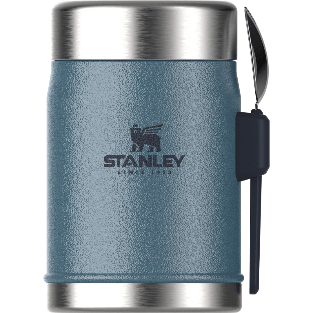 Stanley Classic Legendary Kaşıklı Yemek Termosu | 0.4L  (Koyu Mavi)