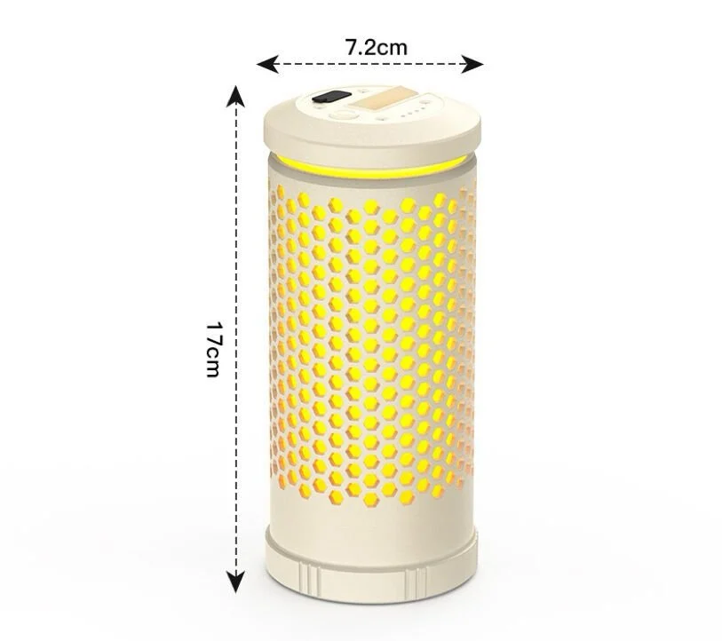 SHUFA GLAMPING Taşınabilir & Asılabilir Teleskopik LED Kamp Lambası — Atmosfer + Aydınlatma, Çok Fonksiyonlu (3500mA)