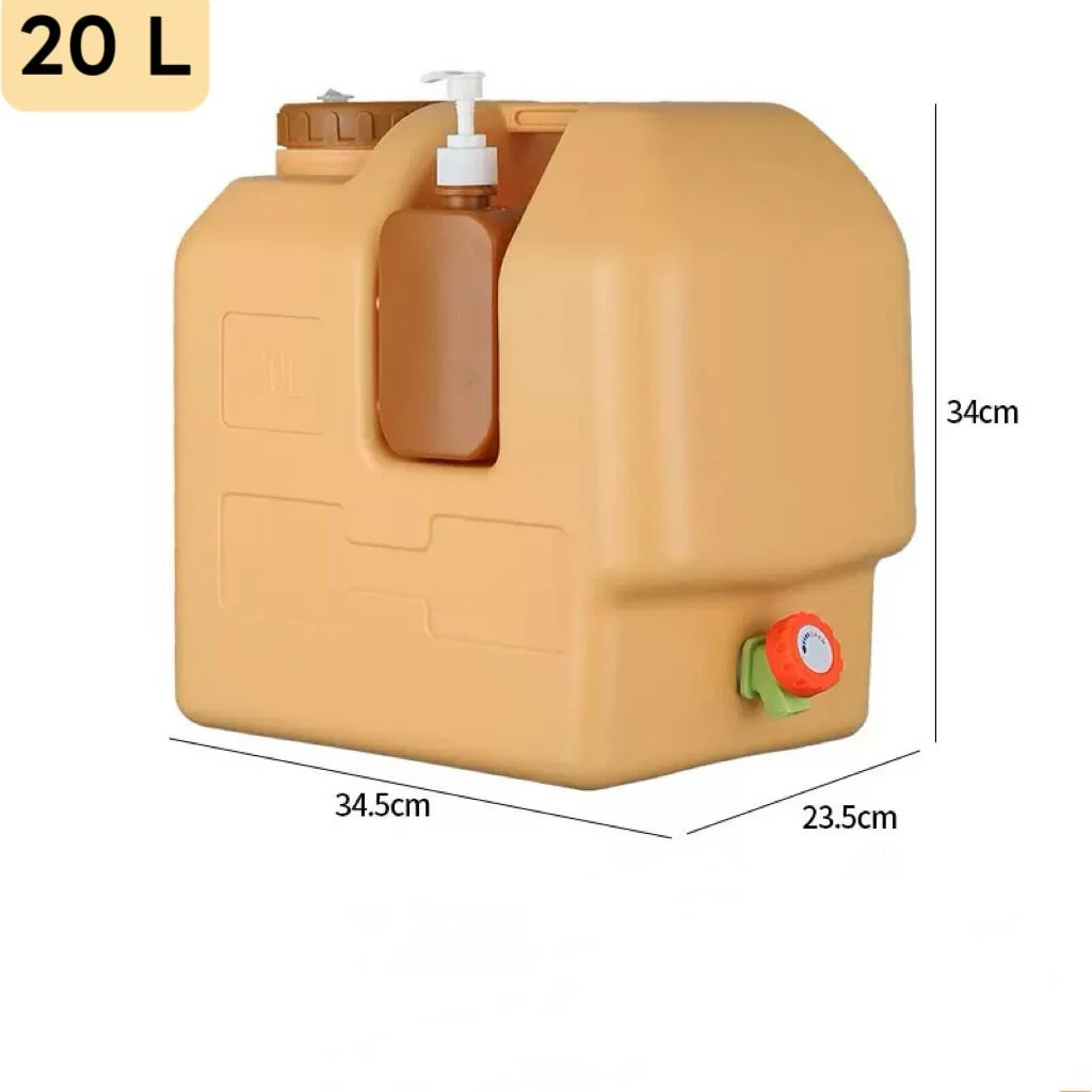 SHUFA Açık Su Konteyneri Piknik Kamp Içme Kova Depolama Taşıyıcı 20L