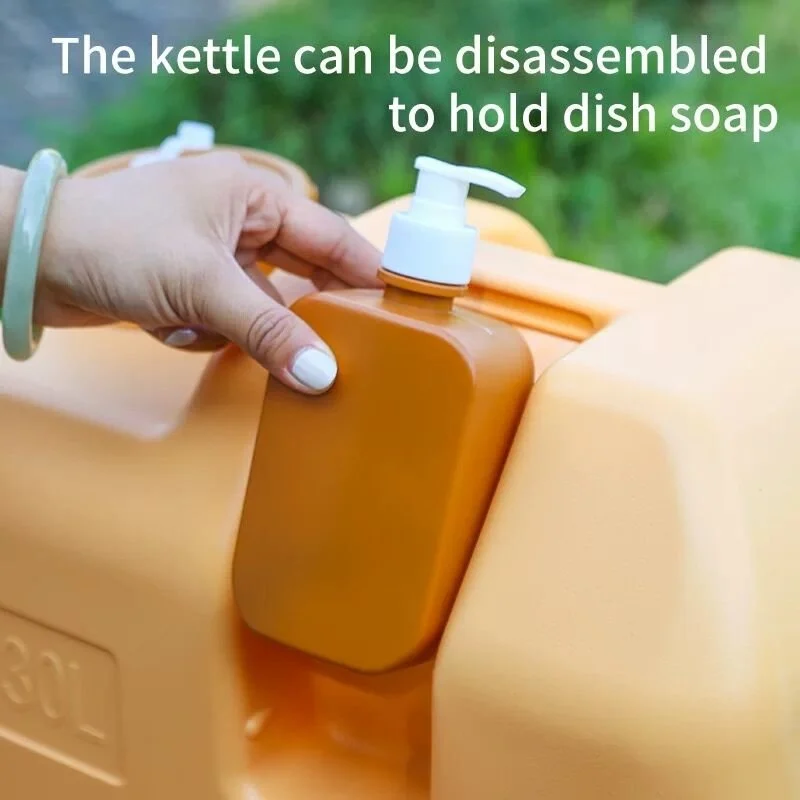 SHUFA Açık Su Konteyneri Piknik Kamp Içme Kova Depolama Taşıyıcı 20L