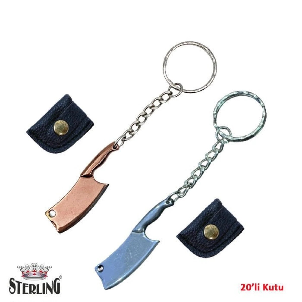 Sterling Mini Bıçak Anahtarlık 4 Renk - Mavi