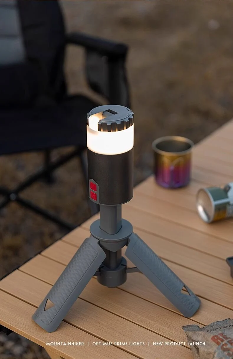 SHUFA GLAMPING Taşınabilir Kamp Işığı | Uzun Şarj Süresi | Uzaktan Kumanda | Alüminyum Teleskopik Tripodlu Lamba 10,000 mA