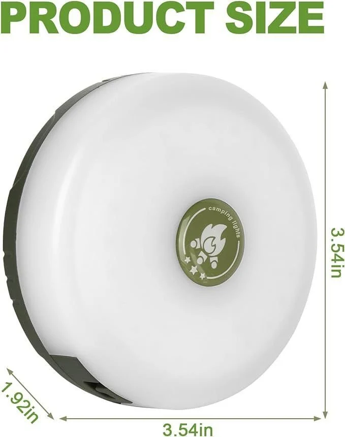 4'ü 1 Arada Kamp Lambası | LED Işık, Fener, Gece Lambası ve Işık Zinciri (Ipx4 Su Geçirmez)