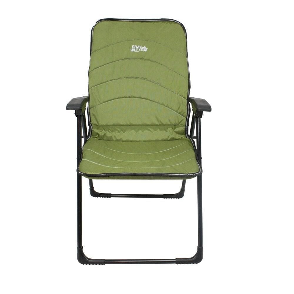 Gray Wolf Quatro Folding Camping Chair with Arms (Green)