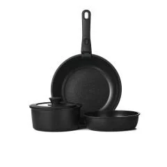 Çok Amaçlı Çıkarılabilir Saplı Yapışmaz Tava ve Tencere Set