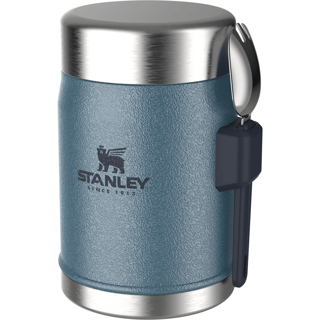 Stanley Classic Legendary Kaşıklı Yemek Termosu | 0.4L  (Koyu Mavi)