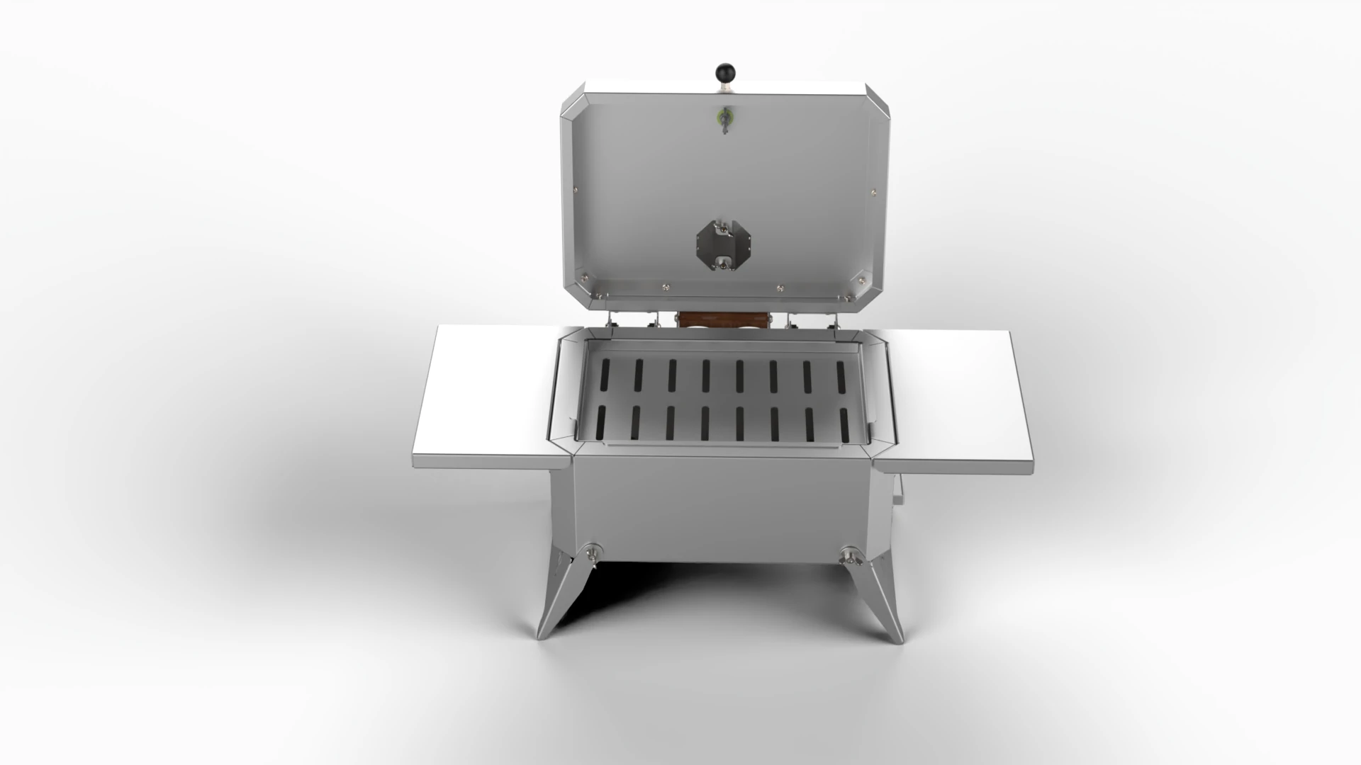 Hot Bbaq Hot Bag Inox Taşınabilir Mangal Portatif Çanta- 30X20