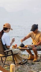 Taşınabilir Katlanır Mangal Masası