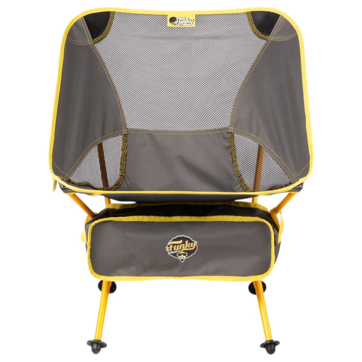 Funky Chairs Pratik Cepli/Çantalı Kamp Sandalyesi - gri
