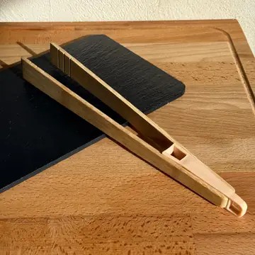Uzun Bambu Maşa 31 Cm Krem