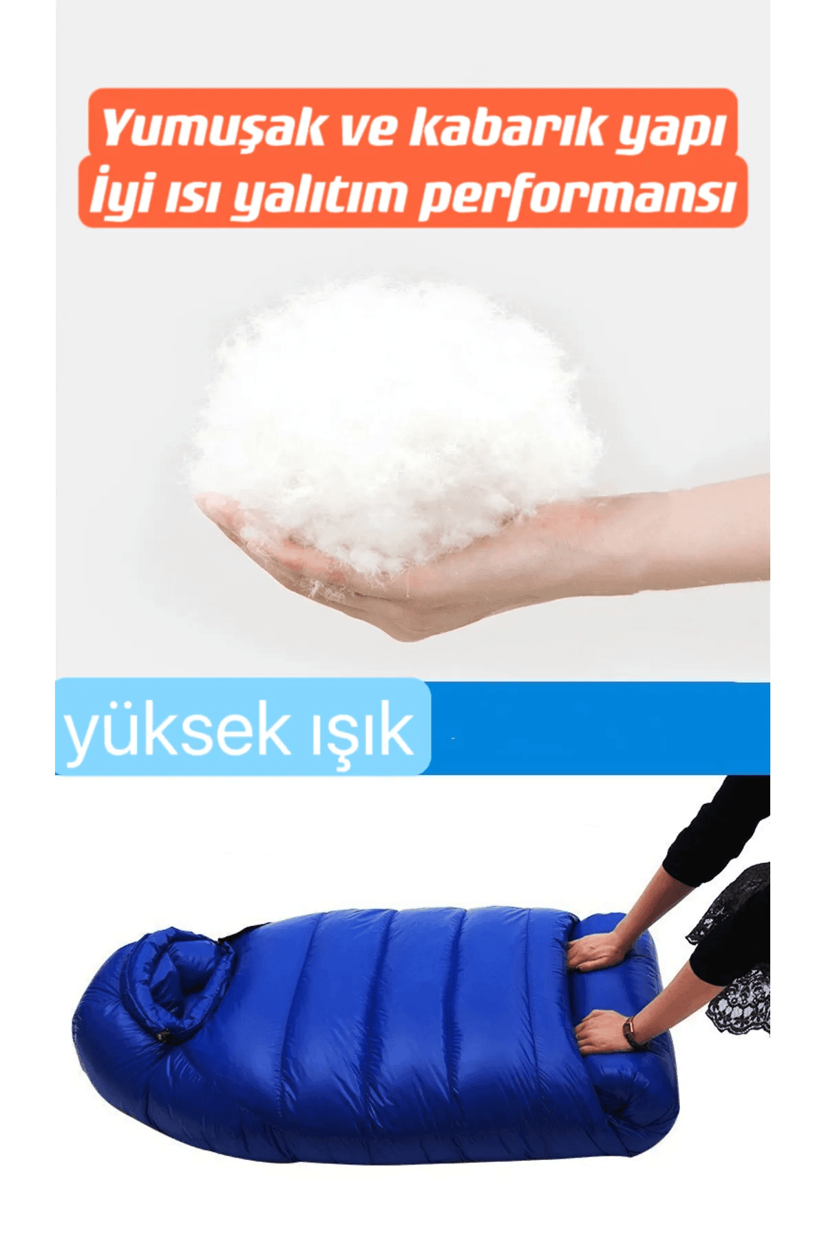 Shufa Mumya Kamp Uyku Tulumu -15c -Siyah