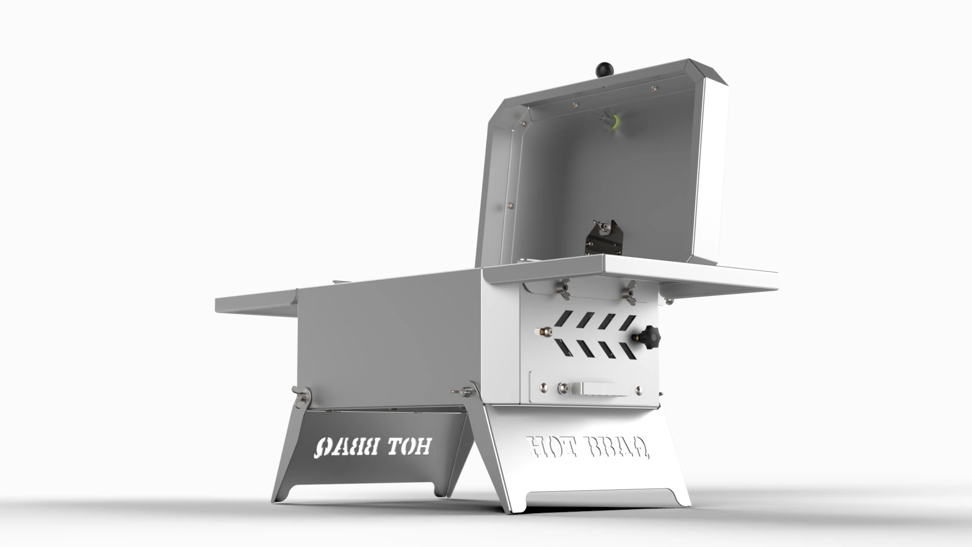 Hot Bbaq Hot Bag Inox Taşınabilir Mangal Portatif Çanta- 39X24