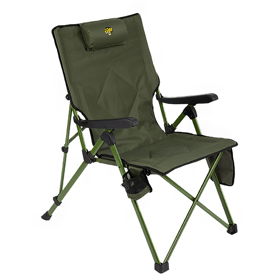 Funky Chairs Comfort 3 Kademeli Katlanabilir Kamp Sandalyesi – Haki