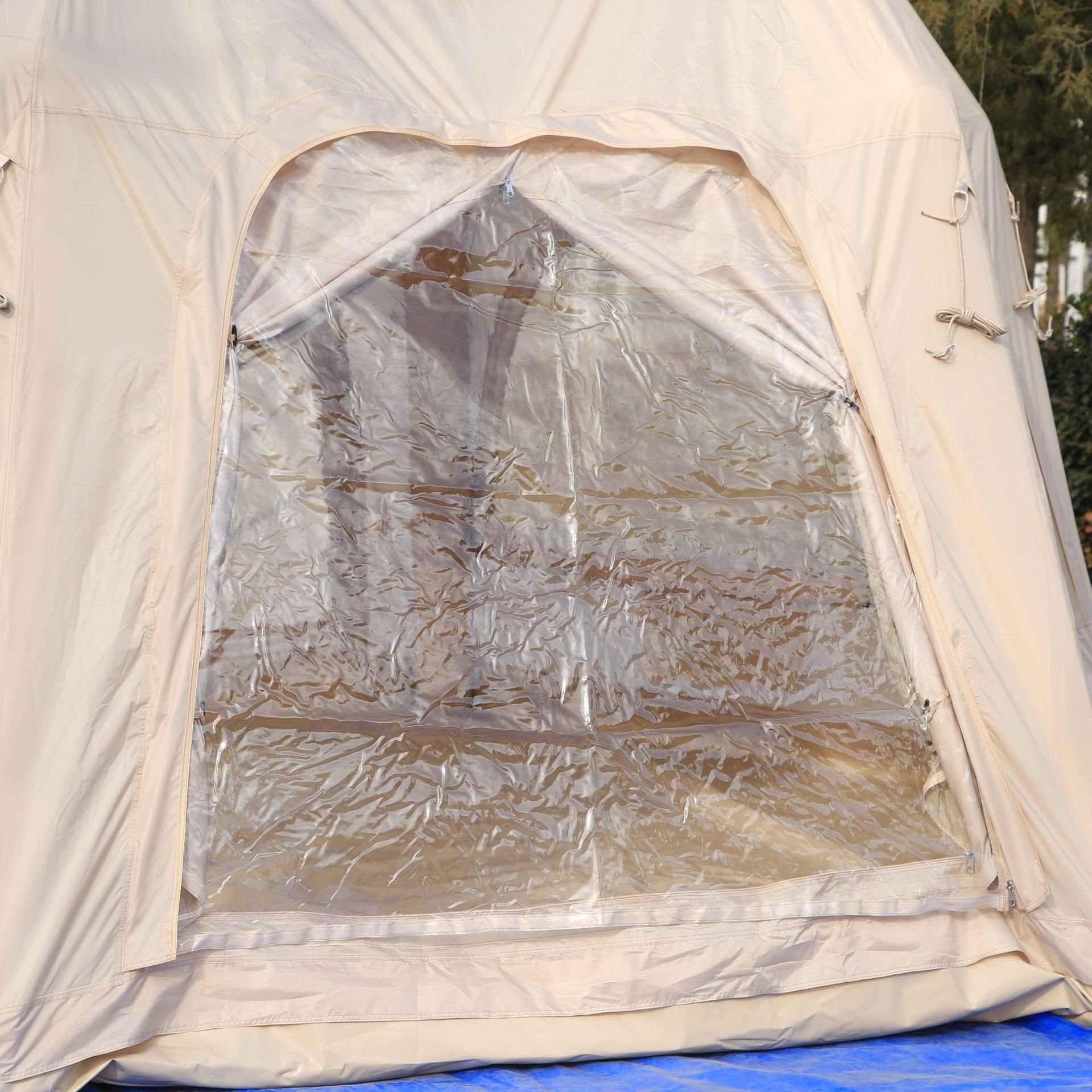 Shufa 16 Square Meter Spherical Dome Inflatable Tent - Beige