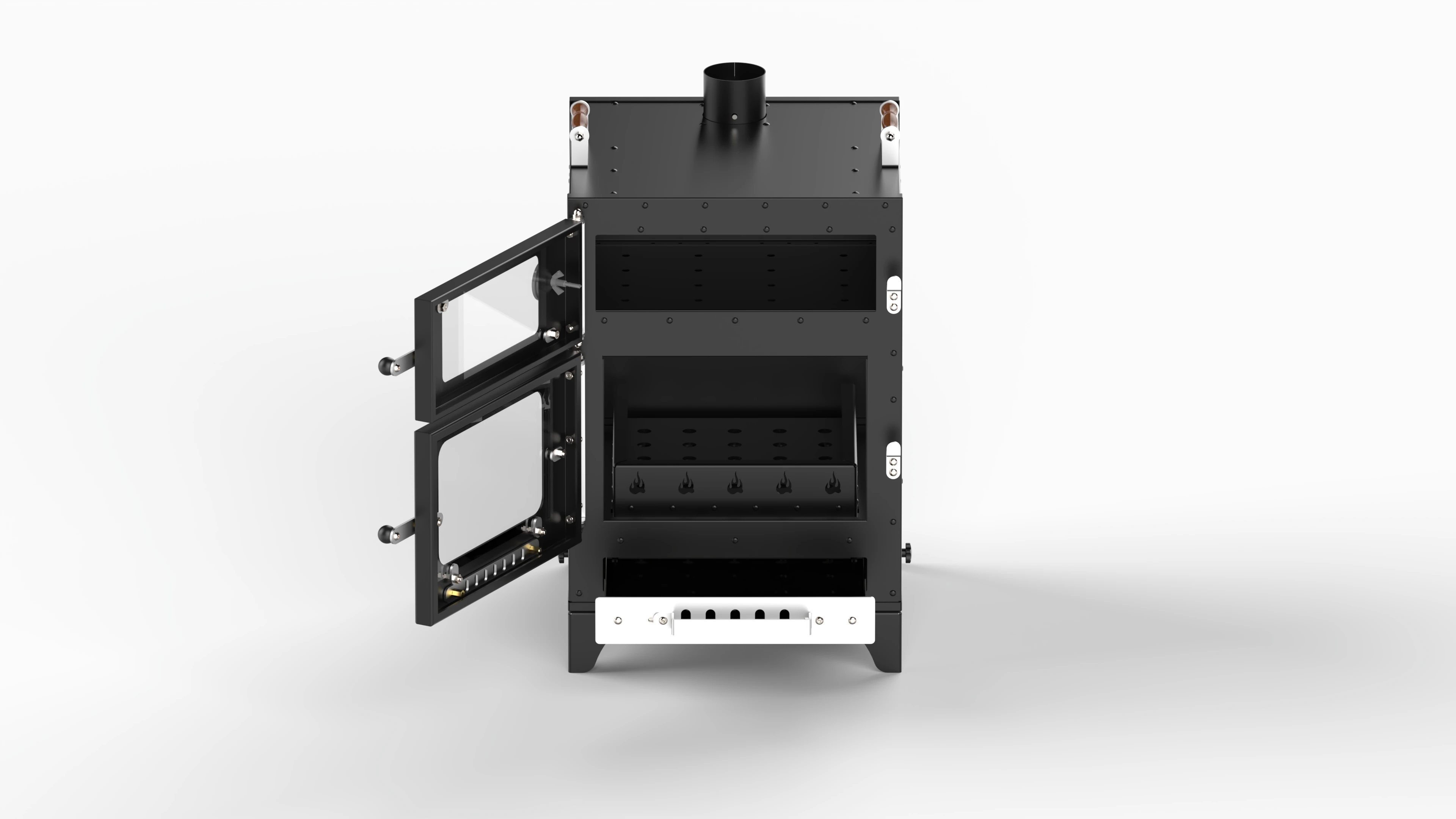 Hot Mood Four Glass Pro Kamp Sobası