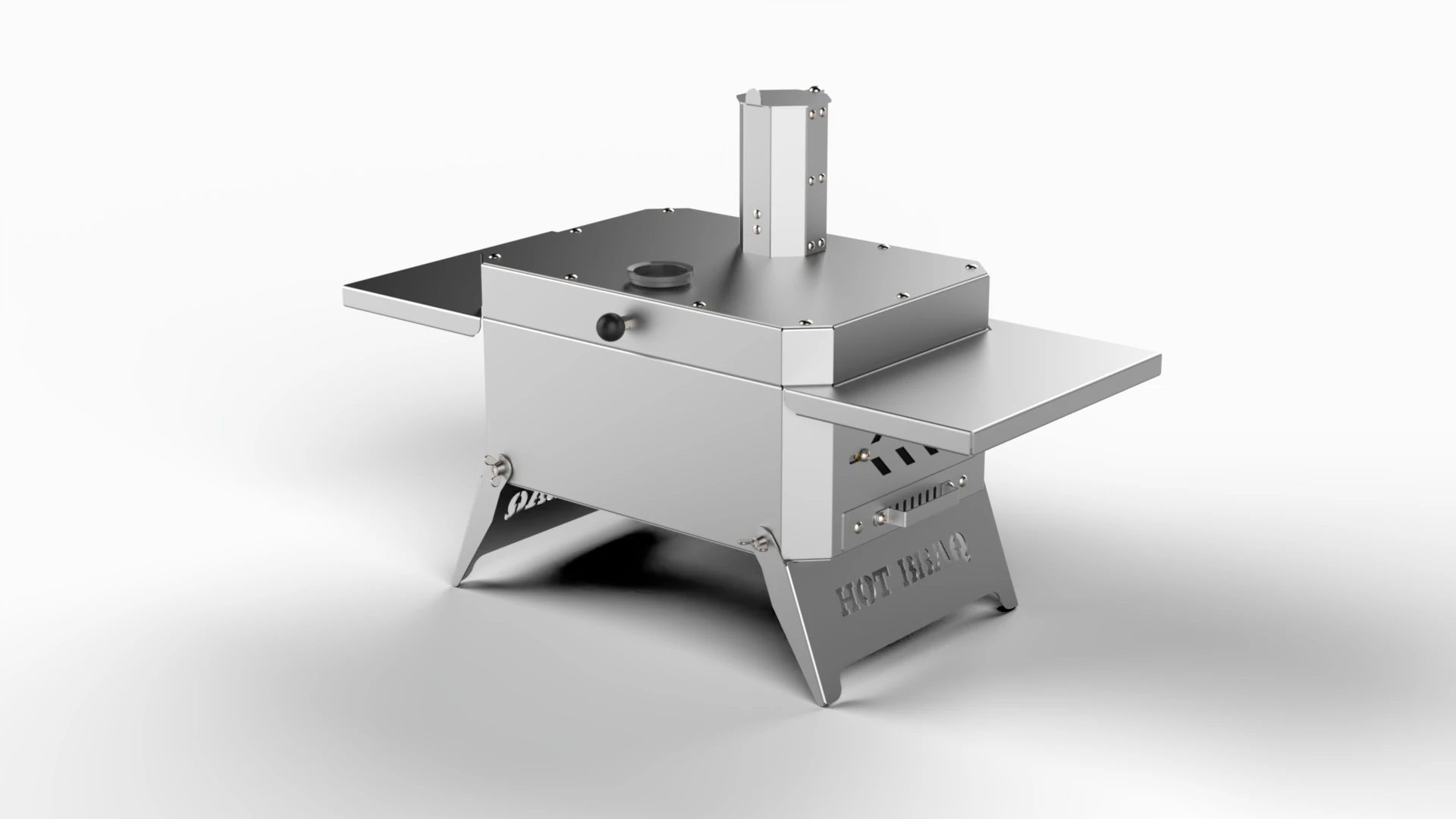 Hot Bbaq Hot Bag Inox Taşınabilir Mangal Portatif Çanta- 30X20