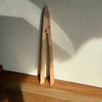 Uzun Bambu Maşa 31 Cm Krem