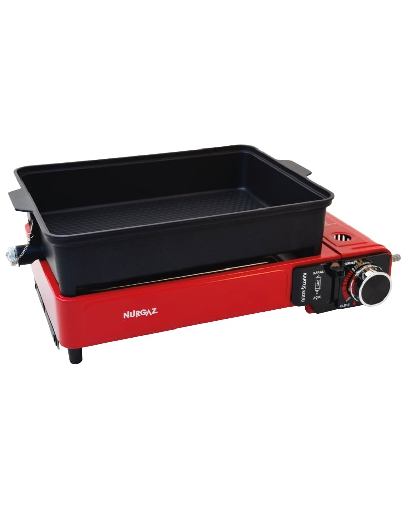Nurgaz Portable Gas Barbecue and Cooking Set