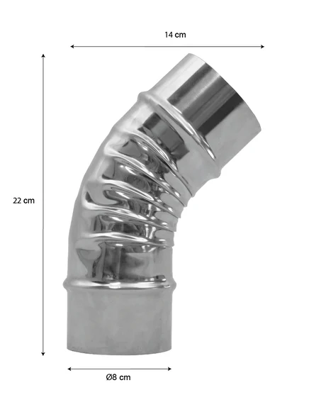 SOBA DİRSEĞİ 45 DERECE