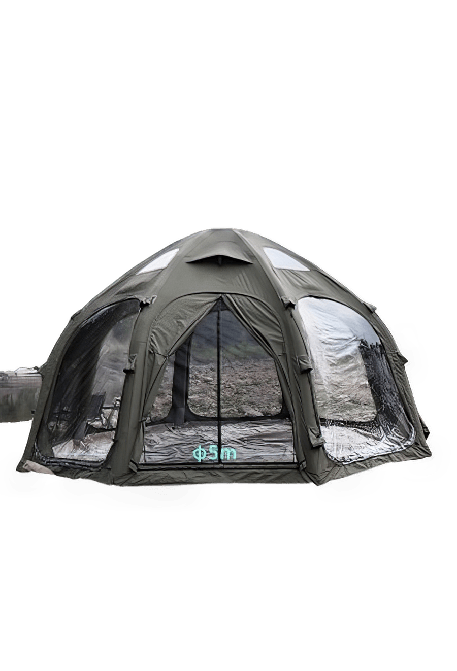 Shufa Glamping 19.6 Square Metre Spherical Dome Inflatable Tent - Khaki