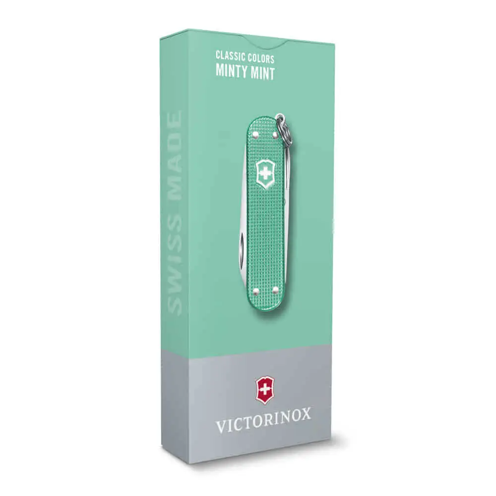Victorinox Pocket Knife Classic SD Alox Minty Mint Green