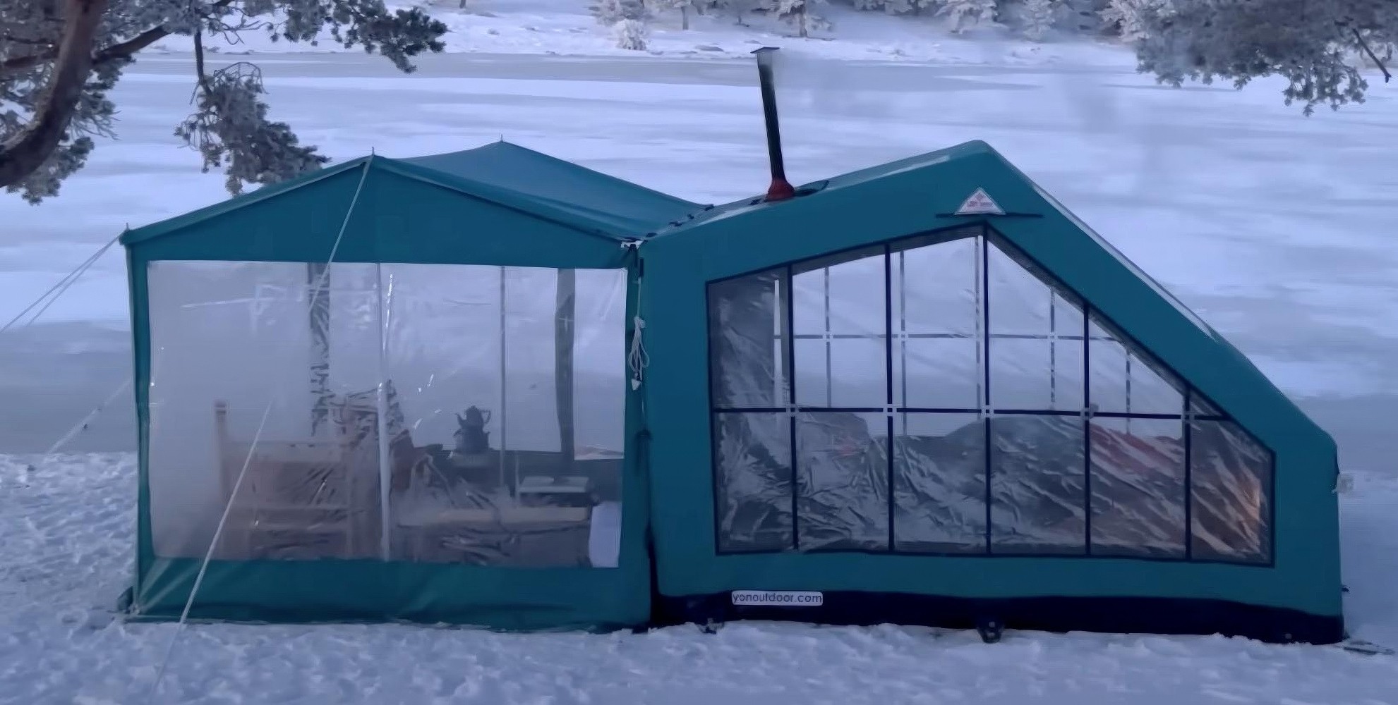 Winter Garden Air Tent