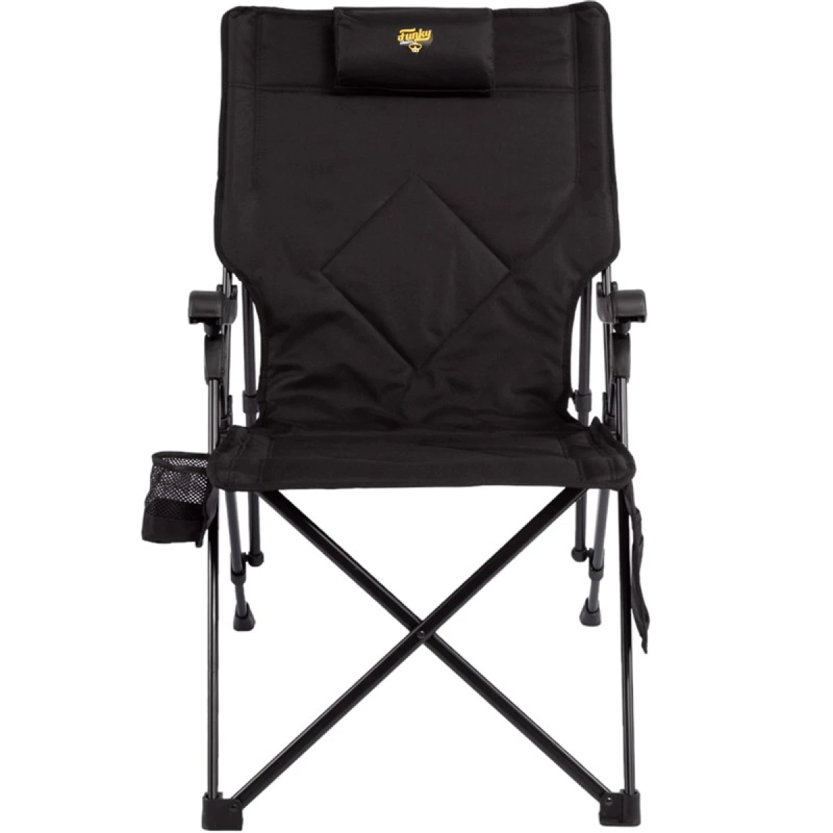 Funky Chairs Comfort 3 Kademeli Katlanabilir Kamp Sandalyesi  - SİYAH