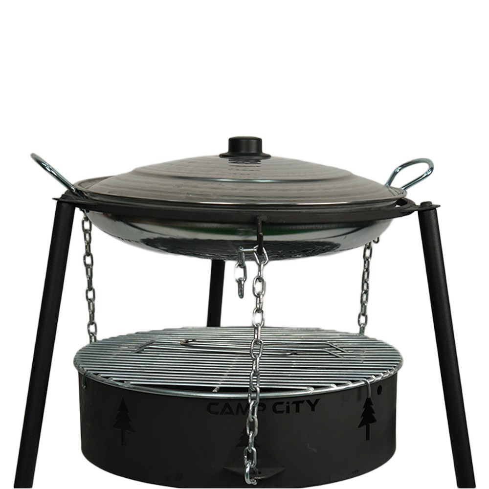 3-Legged Fireplace Barbecue Set